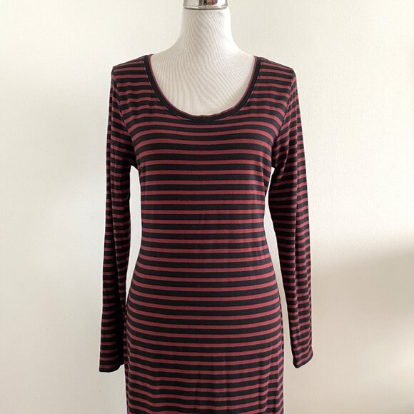 Peruvian Connection Andover Striped Maxi Dress Long Sleeve - Picture 10 of 12